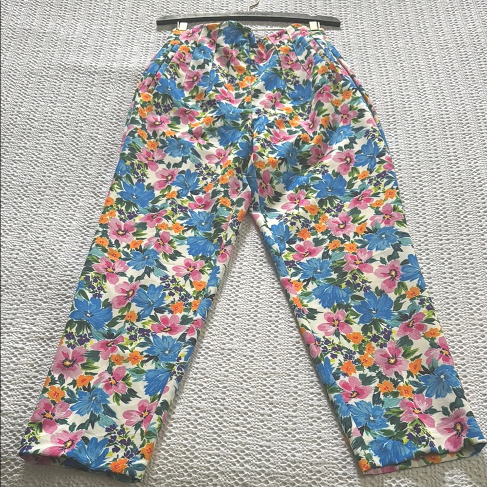 Floral Print Pants